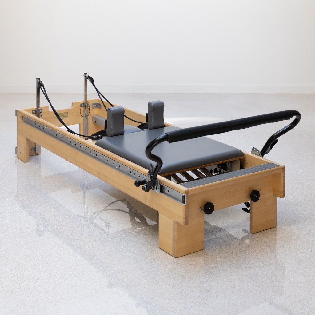 Reformer apparatus at MTLPILATES, downtown Montreal